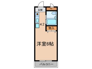 ト－ケンフラットの物件間取画像